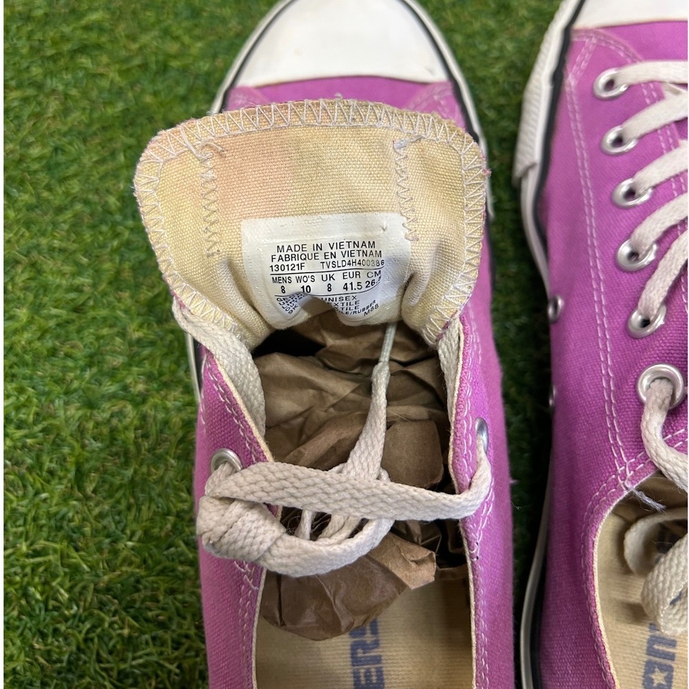 Converse Chuck Taylor All Star Low Top Magenta Pink Sneaker 130121F Men 8 Wos 10 - Picture 5 of 5